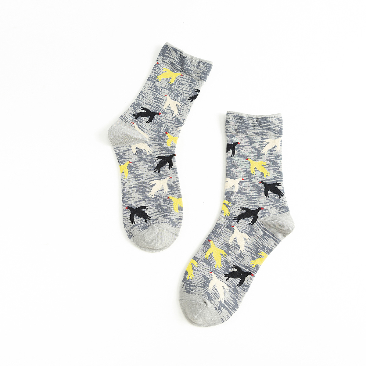 Autumn And Winter Style Cartoon Illustration Series Tube Socks Wild Cotton Socks